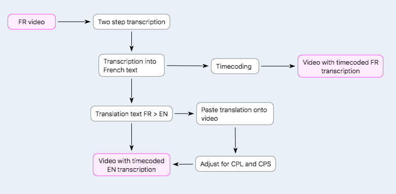 two step transcription process